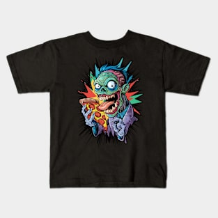 Colorful Creature’s Pizza Party Kids T-Shirt